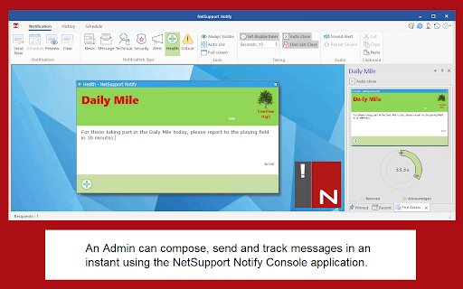 NetSupport Notify Agent screenshot