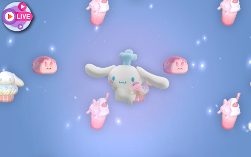 Cinnamoroll New Tab Live Wallpaper screenshot
