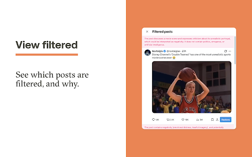 Bouncer - Filter your X feed screenshot