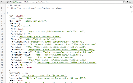 JSON Viewer screenshot