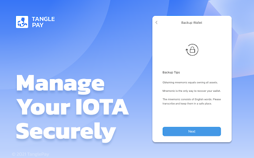 TanglePay IOTA Wallet screenshot