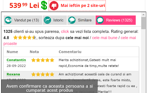 Istoric Preturi screenshot