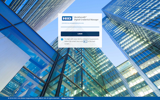 HID Credential Management Extension screenshot