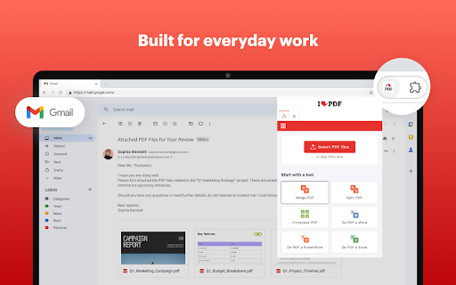 Online PDF tools | ilovepdf.com screenshot