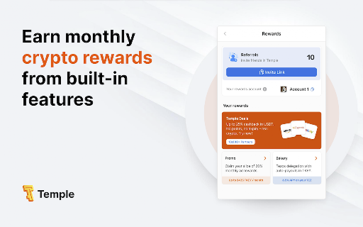 Temple Wallet screenshot