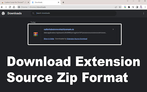CRX Downloader screenshot