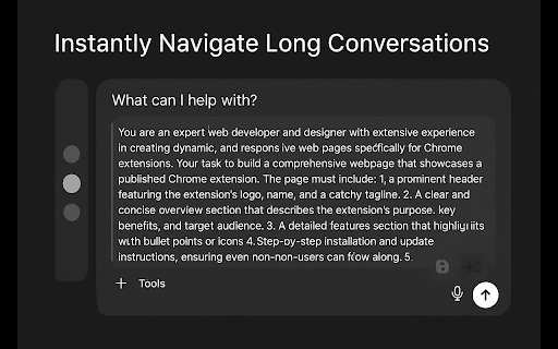 AI Chat Navigator screenshot