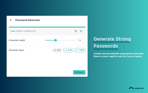 JumpCloud Password Manager screenshot