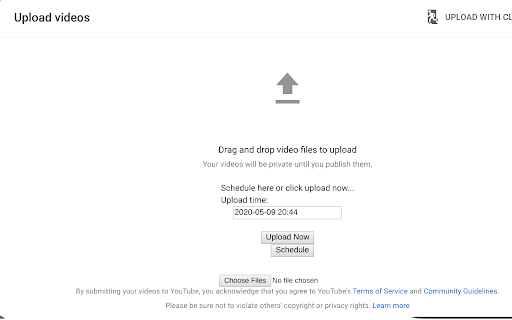 Youtube Upload Timer screenshot