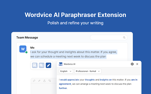Wordvice AI Writing Assistant: Grammar Checker, Translator, Paraphraser screenshot
