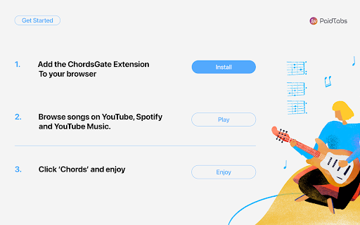 ChordsGate: Quick Find Chords & Tabs screenshot