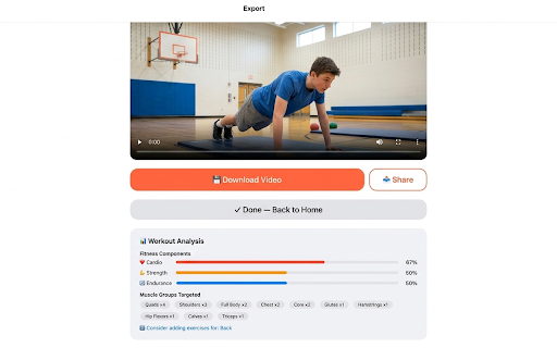 Workout Producer screenshot
