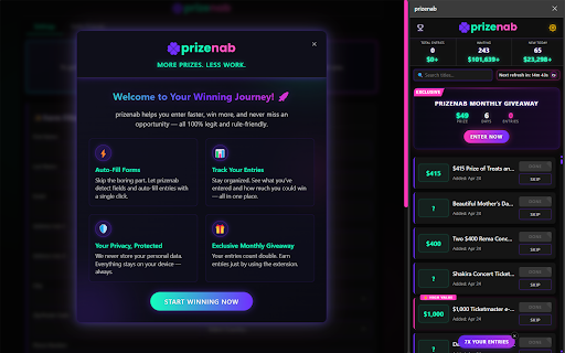 prizenab screenshot