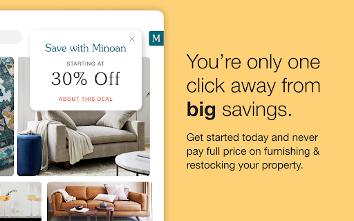 Minoan | Shop & save for your vacation rental screenshot