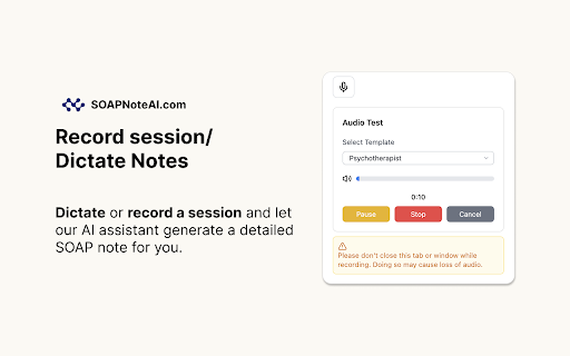 SOAPNoteAI - The Best Way to do your SOAP Notes screenshot