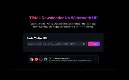 SnapTik - TT Downloader No Watermark screenshot