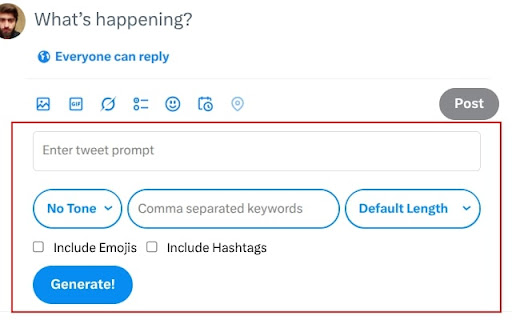 TweetStorm.ai: AI-powered Tweet Generator screenshot