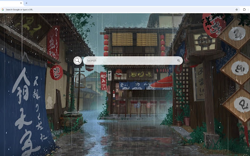 Anime Rain Live Wallpaper screenshot