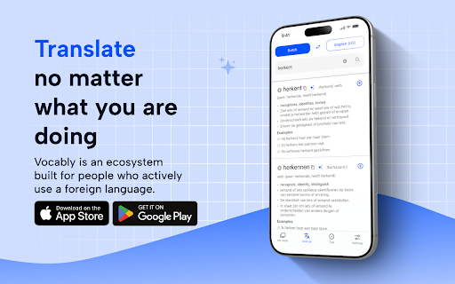 Vocably: Translate and Learn with Flashcards screenshot
