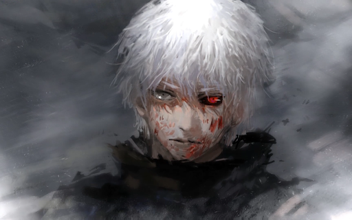 Kaneki Ken One Eyed King Tokyo Ghoul Live Wallpaper screenshot