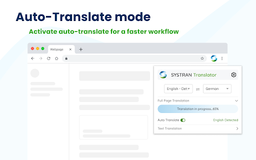 SYSTRAN Translator screenshot
