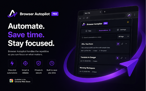 Browser Autopilot screenshot