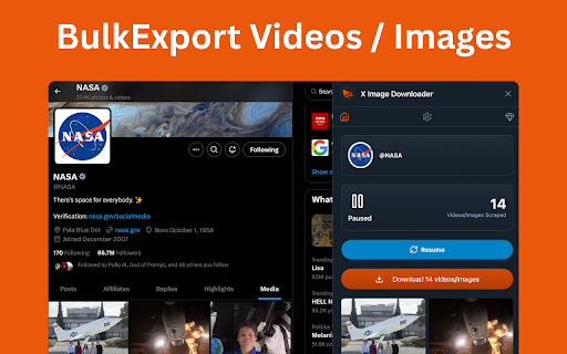 X Image Downloader - Twitter Image / Video Downloader screenshot