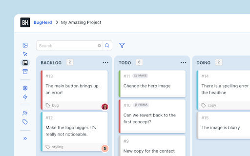 BugHerd: Visual Feedback & Bug Tracking Tool screenshot