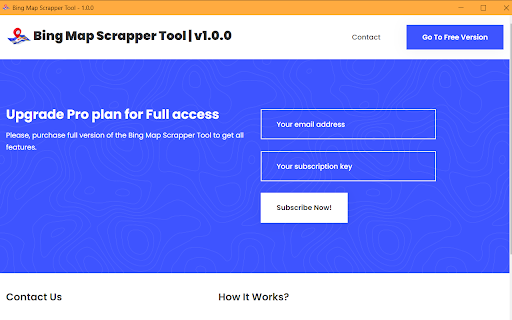 Bing Map Scraper Tool – Extract Business Listings & Leads screenshot