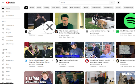 Channel Blocker screenshot
