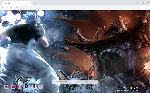Rage of the Domains: Gojo vs Sukuna Live Wallpaper screenshot