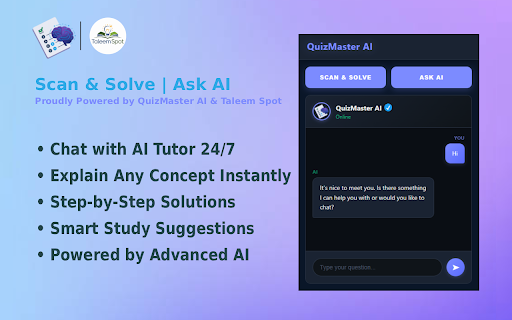 QuizMaster AI – Instant Quiz Solver screenshot