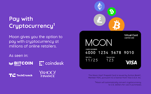 Moon: Shop online with Bitcoin screenshot