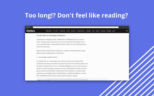 TLDR This - Free automatic text summary tool screenshot