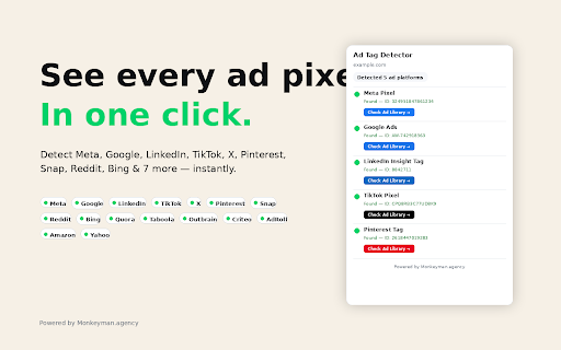 Ad Tag Detector by Monkeyman screenshot