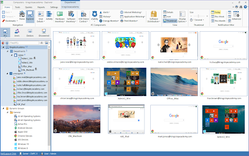 NetSupport DNA Agent screenshot