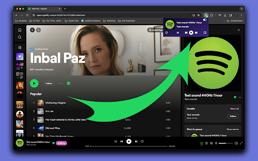 432Hz & 528Hz Converter for Spotify screenshot