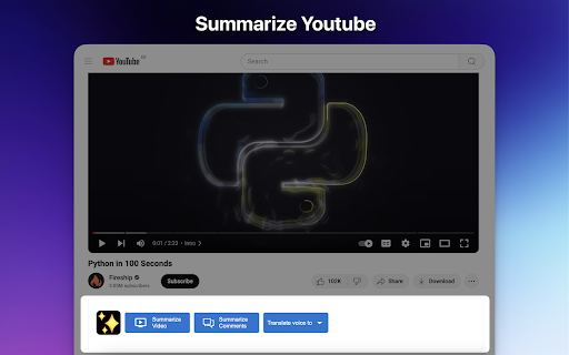AI Chrome Extension powered by ChatGPT - Magictool AI screenshot
