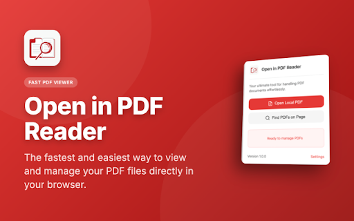 Open in PDF Reader - Fast PDF Viewer screenshot