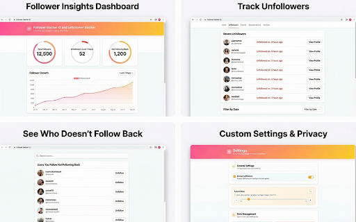 IG Follower Tracker & Unfollower Tracker - SocialDeck screenshot