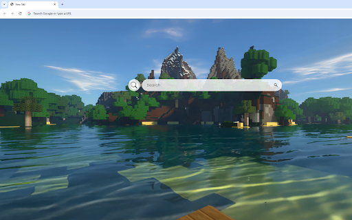 Minecraft Nature: Serenity and Creativity in a Live Theme screenshot