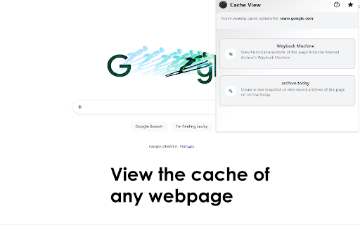 Cache View screenshot