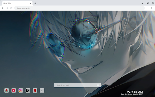 Gojo Satoru Glowing Gaze Live Wallpaper screenshot