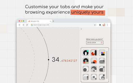 Motivation Tab | Age Counter screenshot