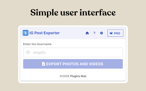 Post Exporter screenshot