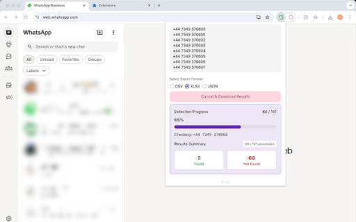 WA Number Bulk Checker – Verify, Search & Lookup for WhatsApp screenshot