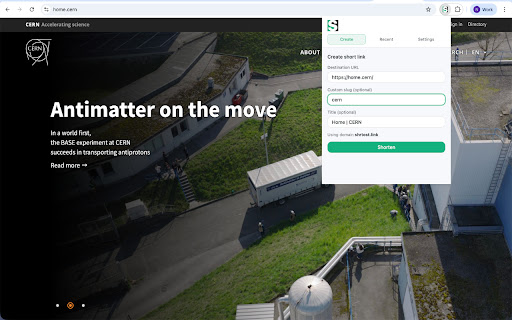 Short.io Link Manager screenshot