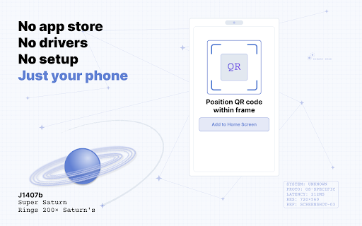 Extroid – Phone Webcam for Browser Calls screenshot