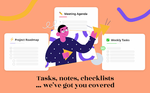 New Tab Todo List: Checklist, Notes, Outliner screenshot