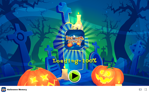 Halloween Memory Game in Browser - Free & Offline available screenshot